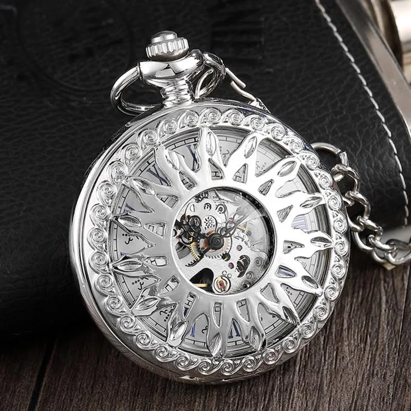 Steampunk pocket watch — sun