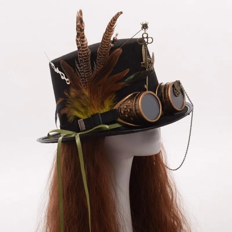 View 2 — Steampunk hat — 'explorer