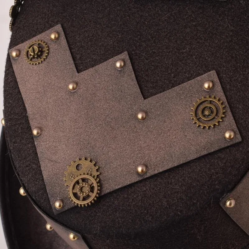 View 4 — Steampunk hat — brown