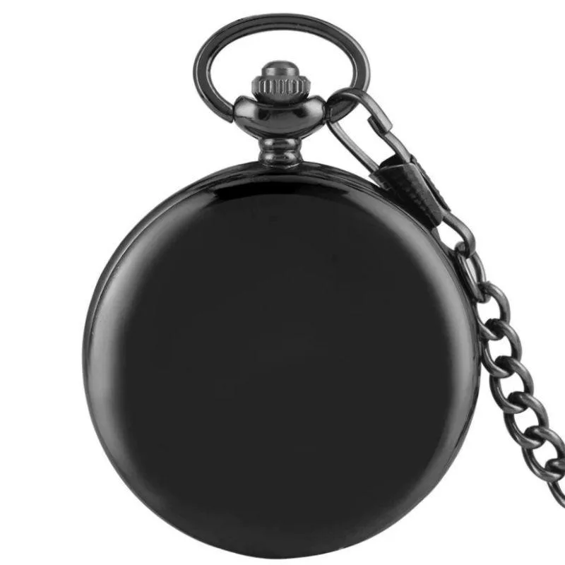 Steampunk pocket watch — dial black