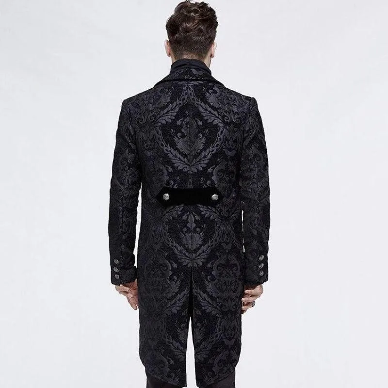 View 3 — Gothic steampunk jacket — black