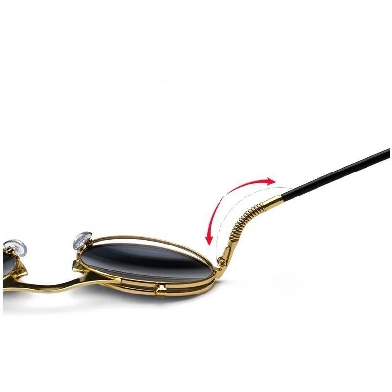 View 3 — Steampunk glasses — double glass