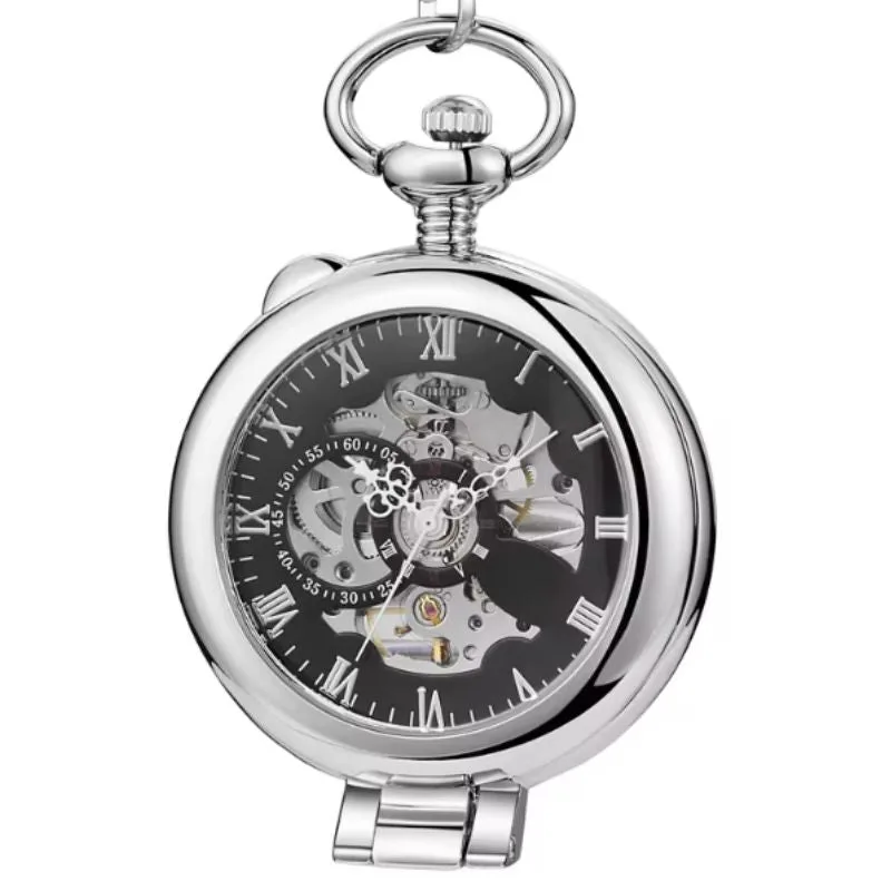 Mechanical steampunk pocket watch