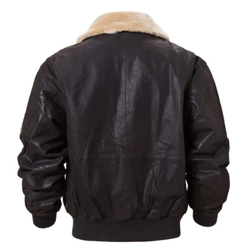 View 12 — Steampunk jacket — aviator leather