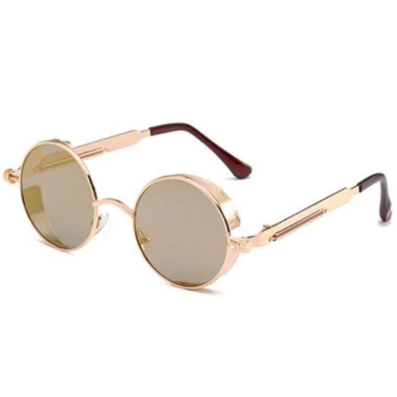 View 9 — Steampunk sunglasses — round metal