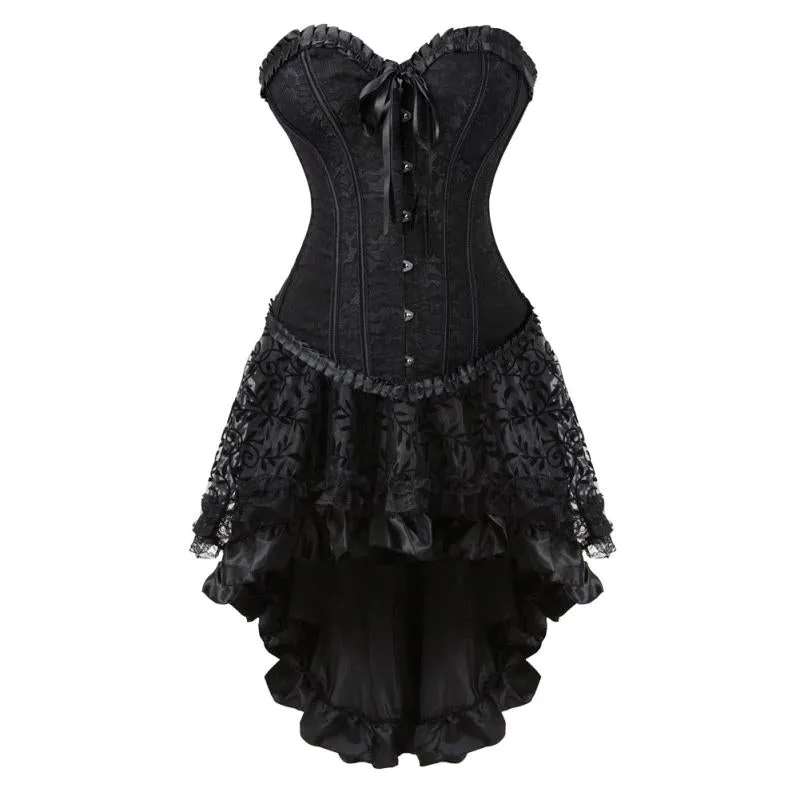 Gothic steampunk corset — Set skirt Gothic steampunk corset — Set skirt