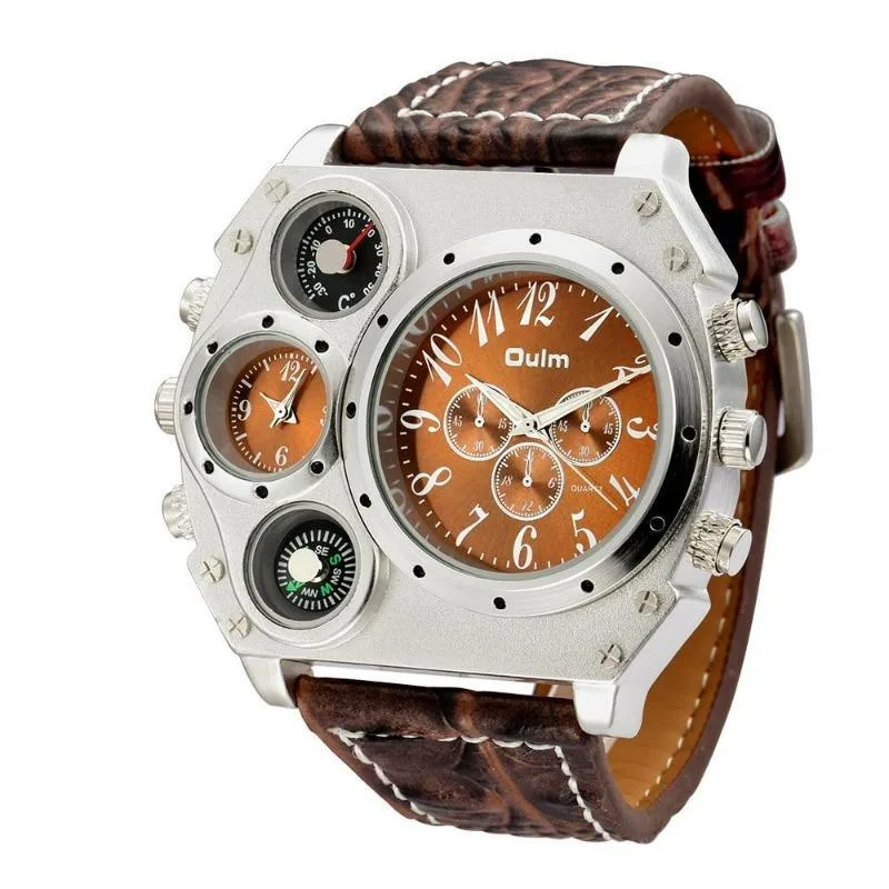 Men’s steampunk watch — compass