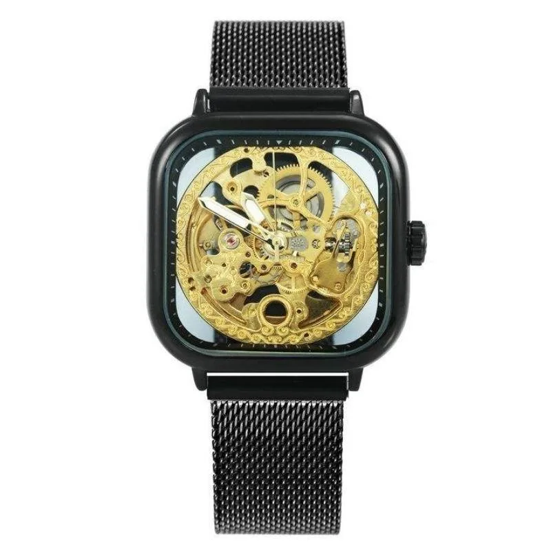 View 2 — Steampunk watch — visible movement