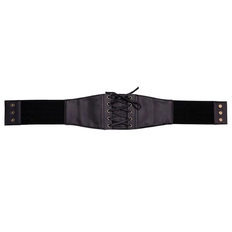 View 10 — Steampunk waist cincher — Belt PU faux leather