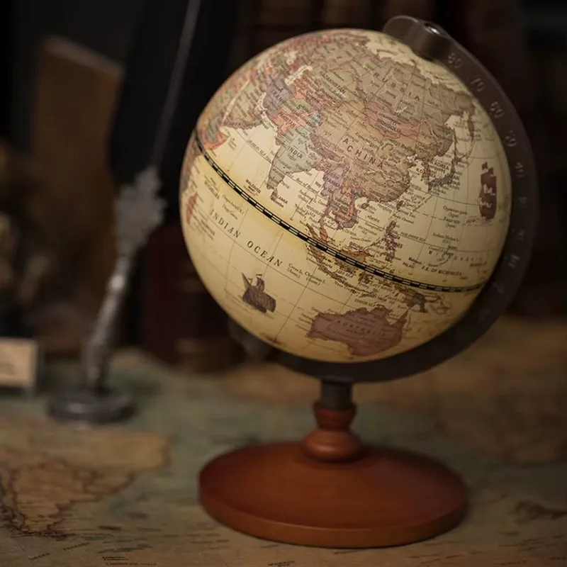 View 5 — Steampunk globe rotating on foot