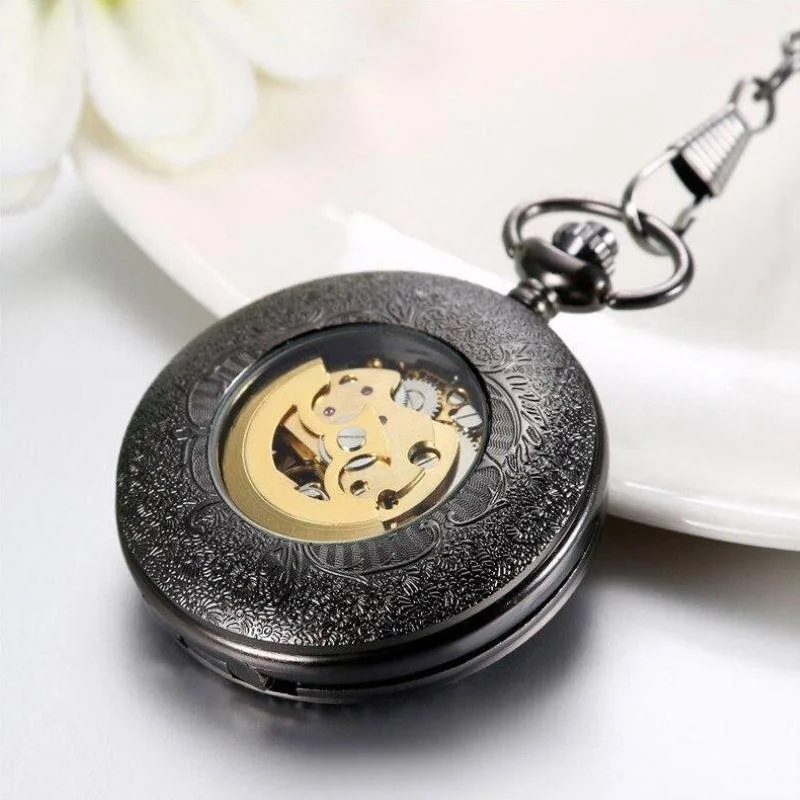 View 2 — Steampunk pocket watch — cogs