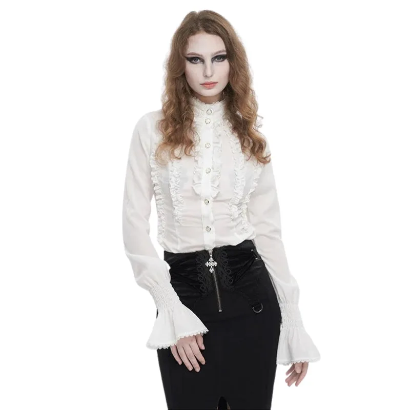 View 5 — Women’s Victorian steampunk blouse