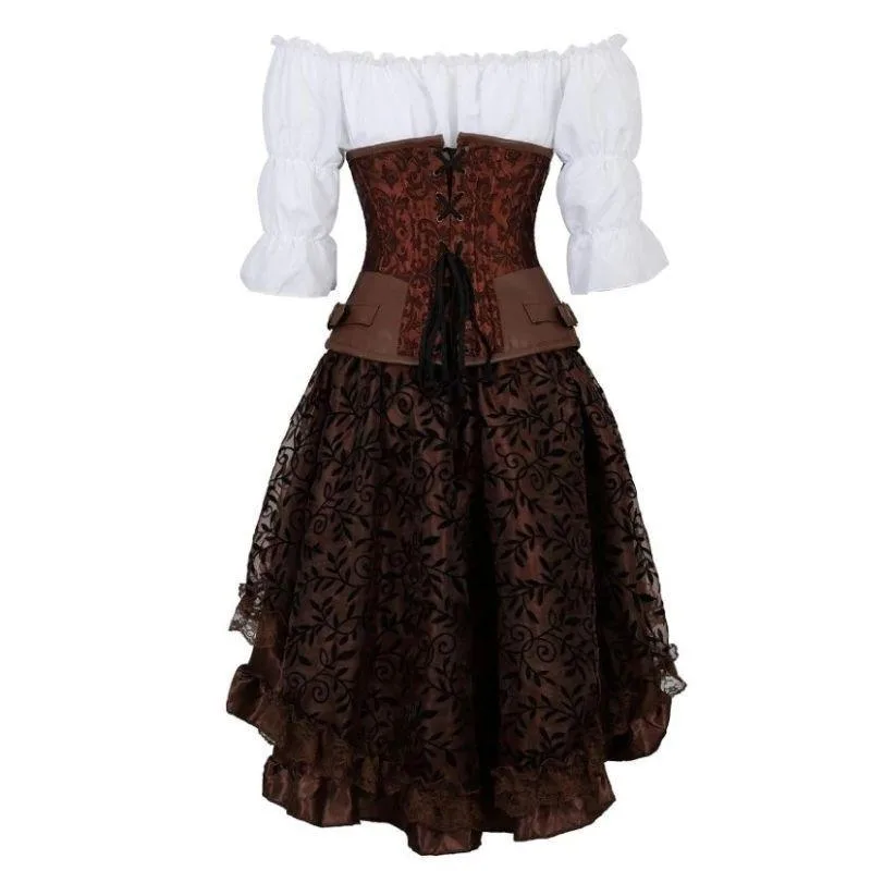View 3 — Vintage-style steampunk dress