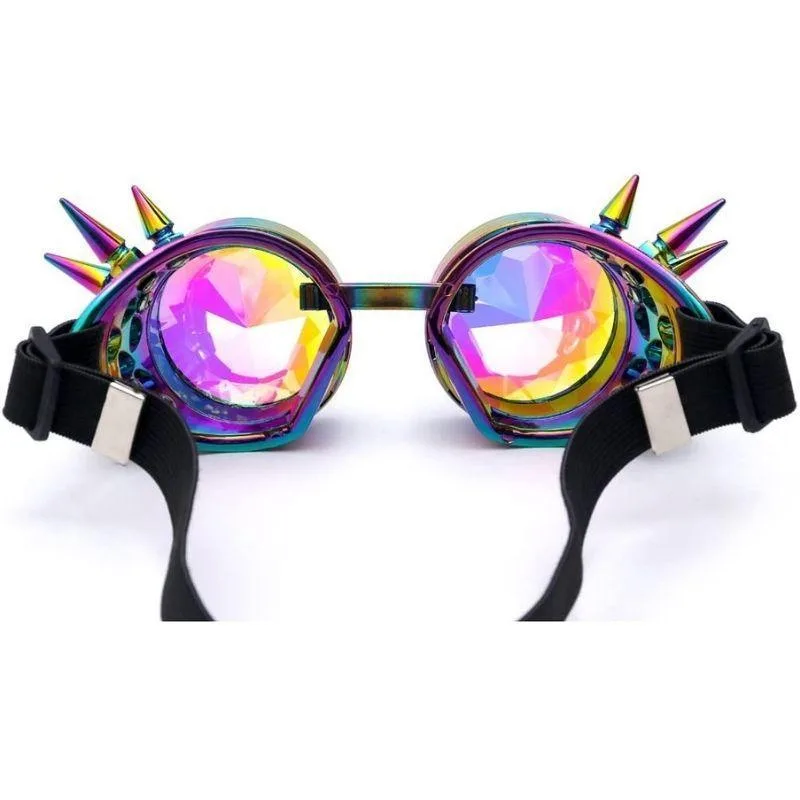 View 5 — Steampunk glasses — kaleidoscope with rivets