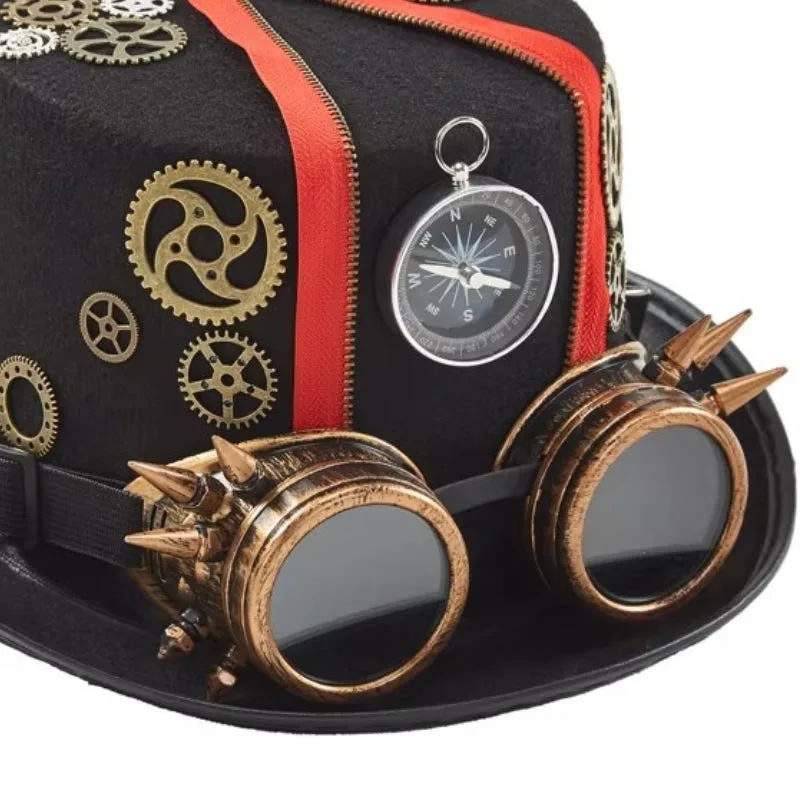 View 3 — Steampunk hat — revolutionary
