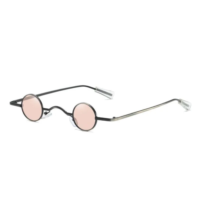 Steampunk sunglasses — small round