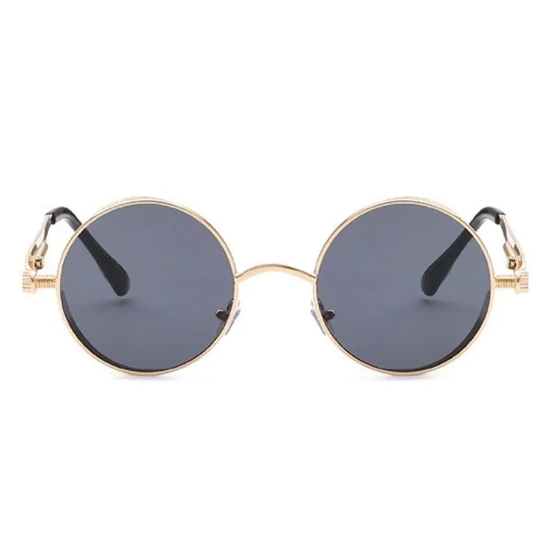 View 6 — Steampunk sunglasses — round metal