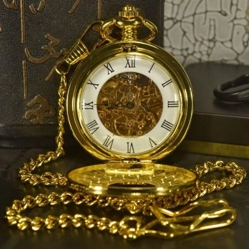 View 2 — Steampunk pocket watch — double face