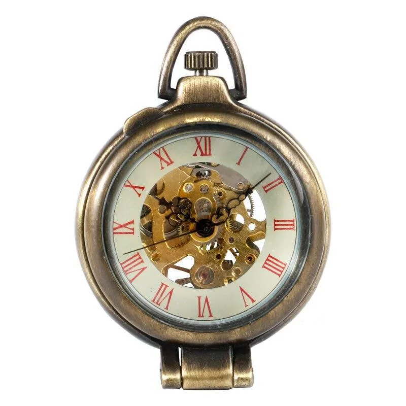 View 2 — Antique-style steampunk pocket watch