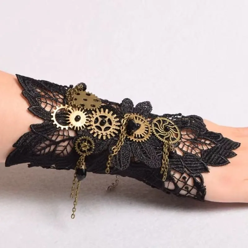 View 2 — Women’s steampunk bracelet