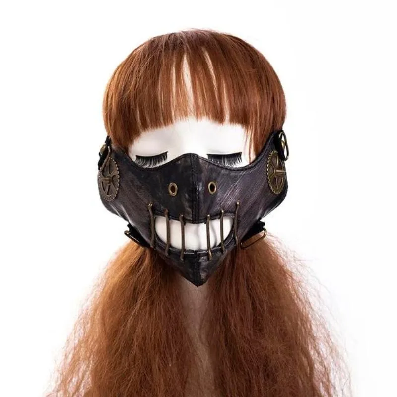 View 2 — Steampunk mask — PU faux leather