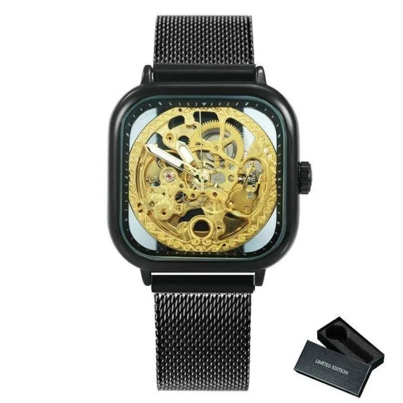 View 8 — Steampunk watch — visible movement