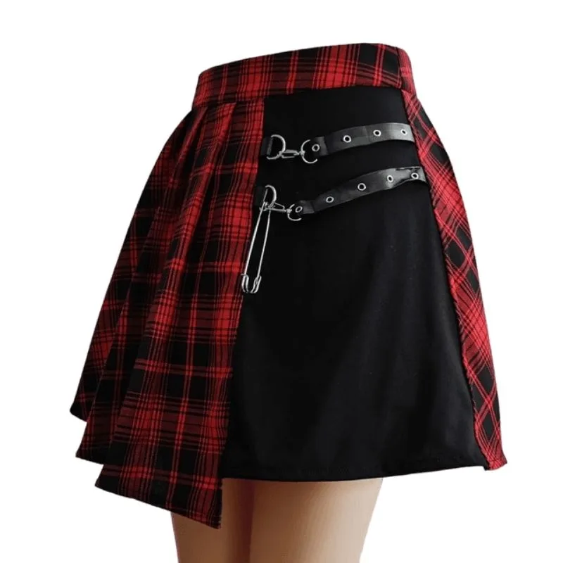 View 5 — Gothic steampunk skirt — checked