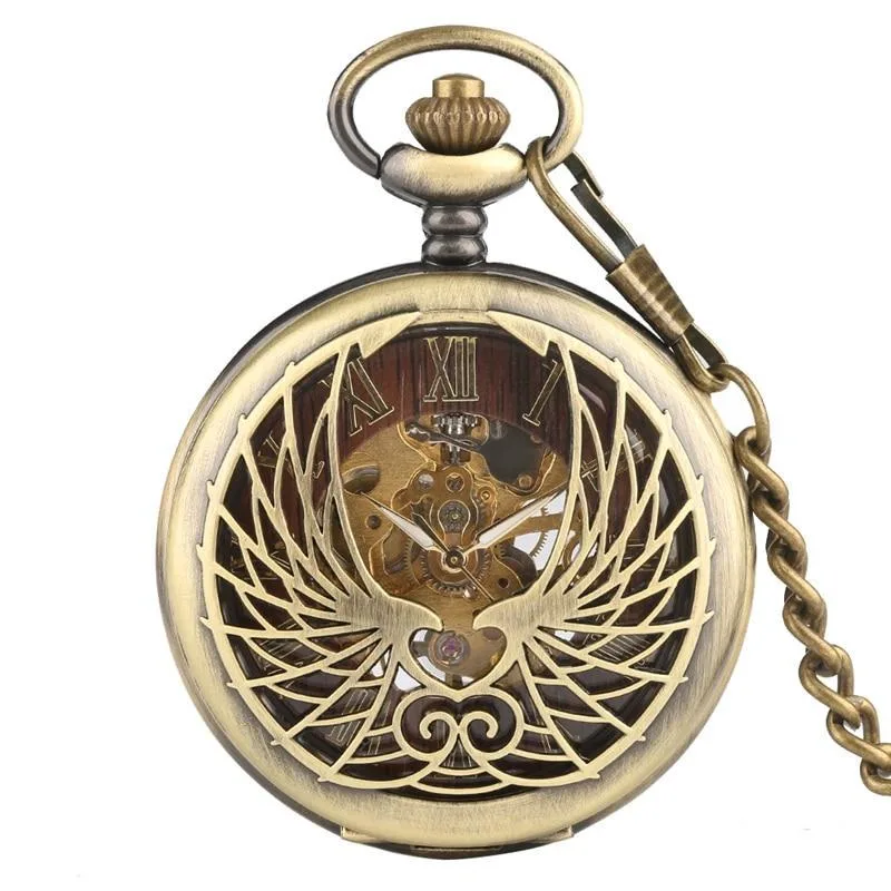 Steampunk pocket watch — phoenix