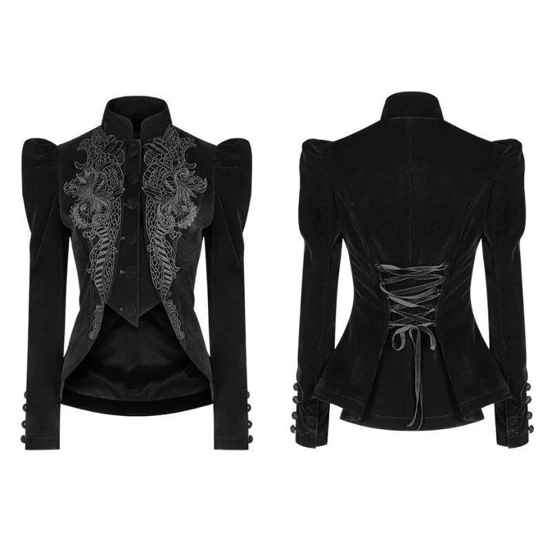 View 4 — Women’s gothic steampunk jacket