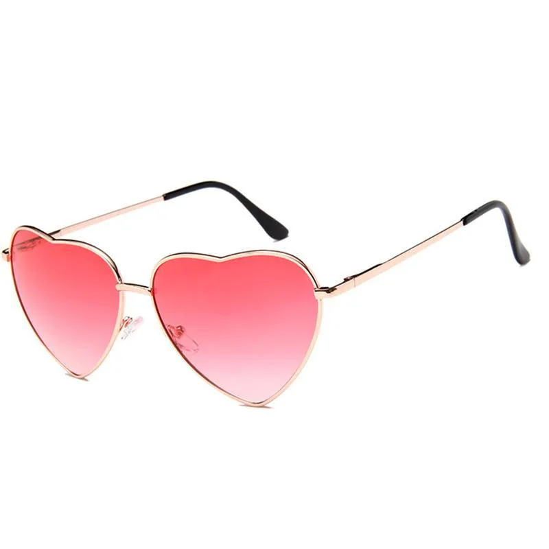 View 2 — Steampunk sunglasses — heart red