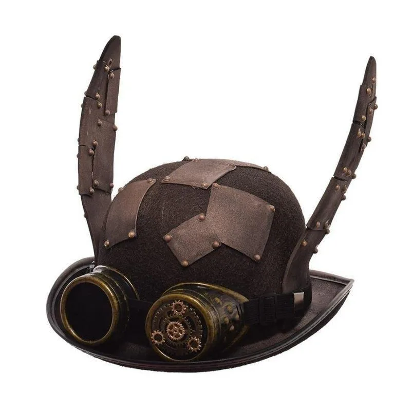 View 2 — Steampunk hat — ear rabbit
