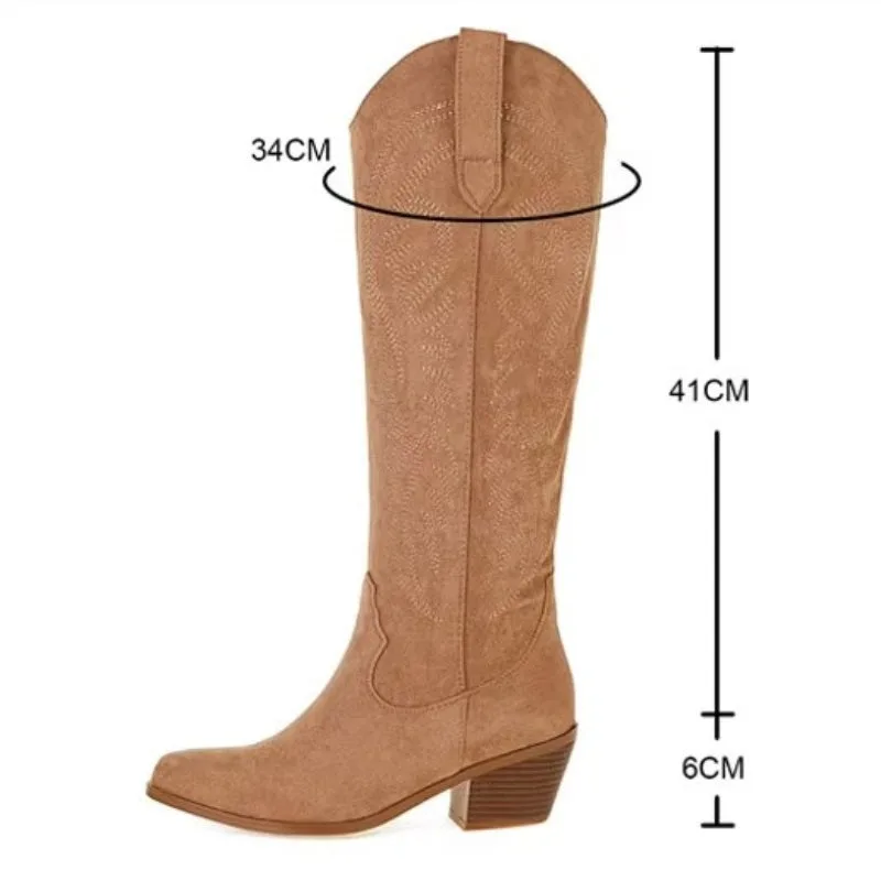 View 3 — Women’s steampunk boots — suede Western