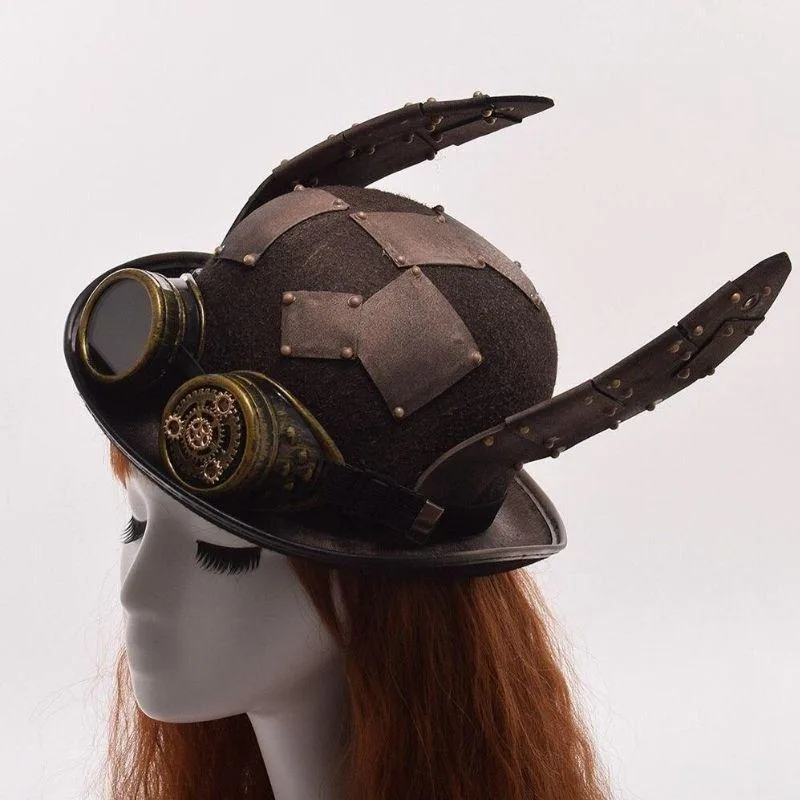 View 5 — Steampunk hat — ear rabbit