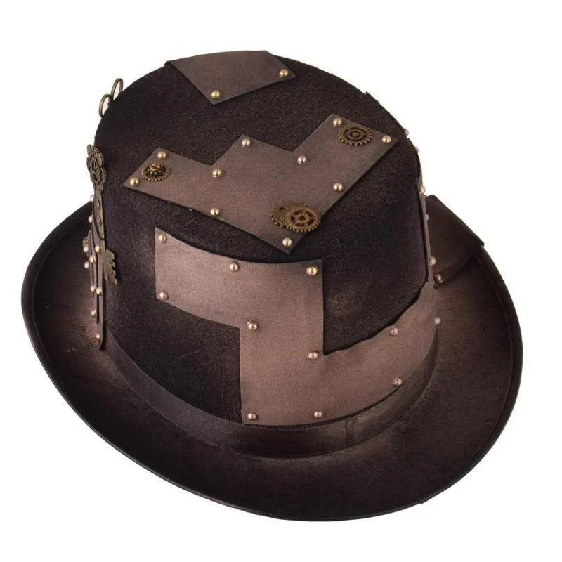 View 6 — Steampunk hat — brown