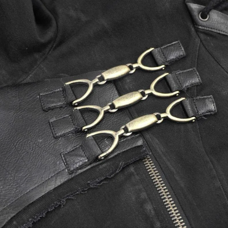 View 5 — Steampunk jacket — Trench Coat hood