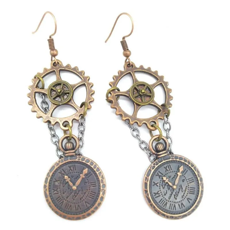 View 24 — Steampunk earrings — drop