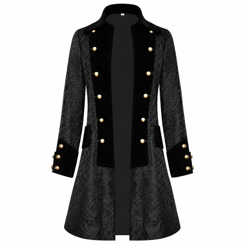 Men’s Victorian steampunk jacket