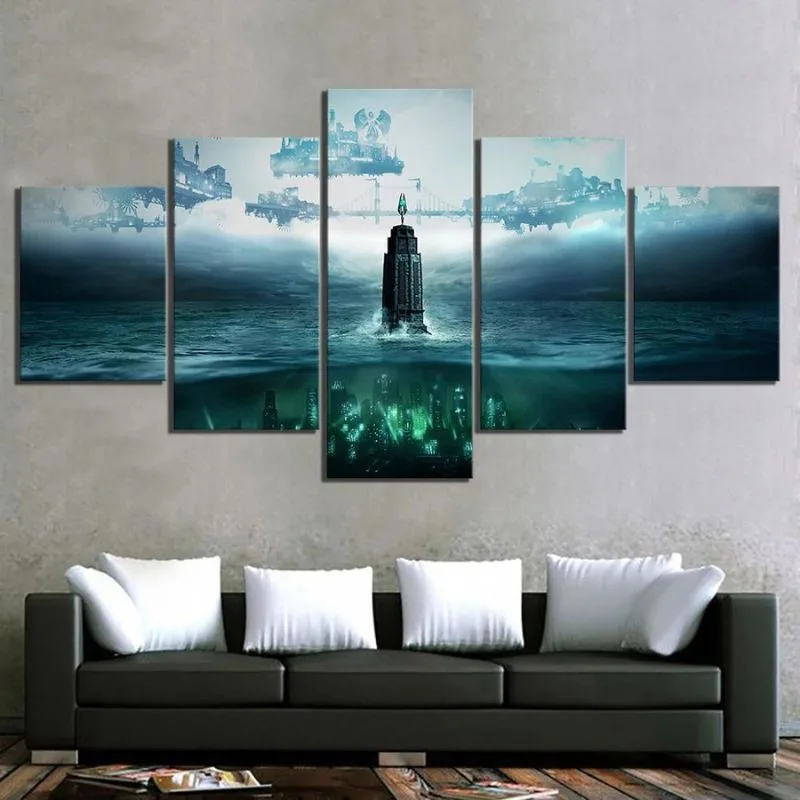 View 2 — Steampunk wall art — Bioshock