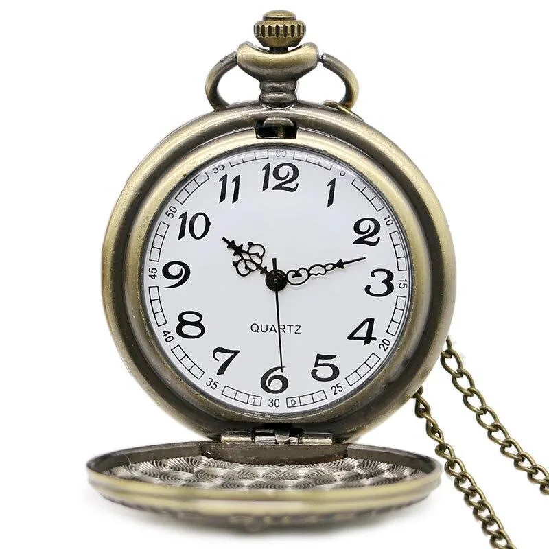 View 2 — Men’s steampunk pocket watch — Quartz