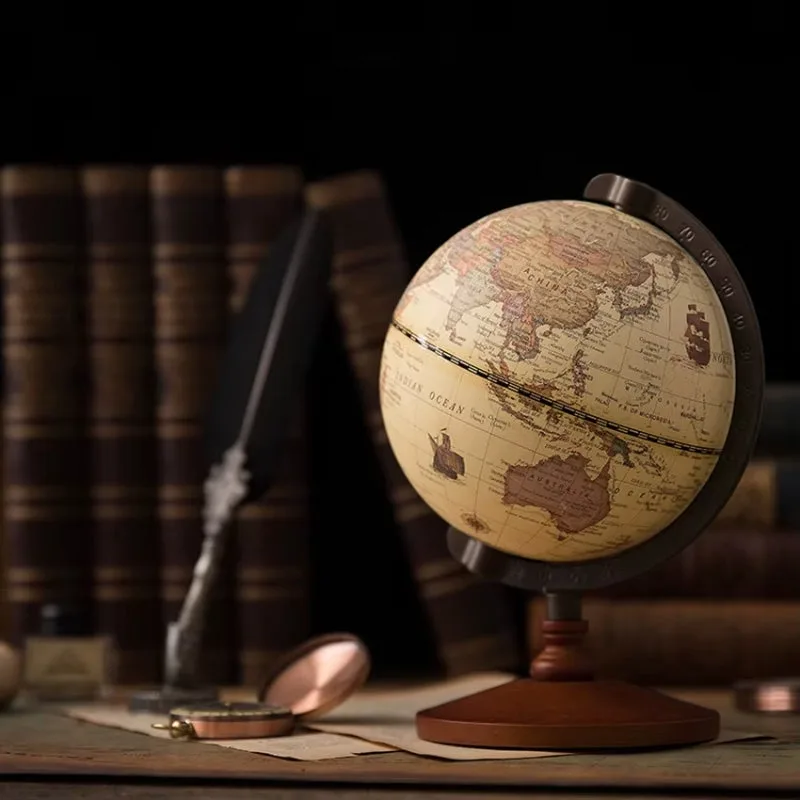 View 2 — Steampunk globe rotating on foot