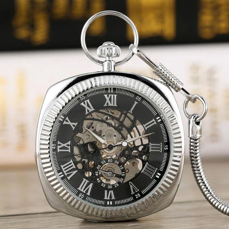 View 3 — Antique-style steampunk watch — pocket square