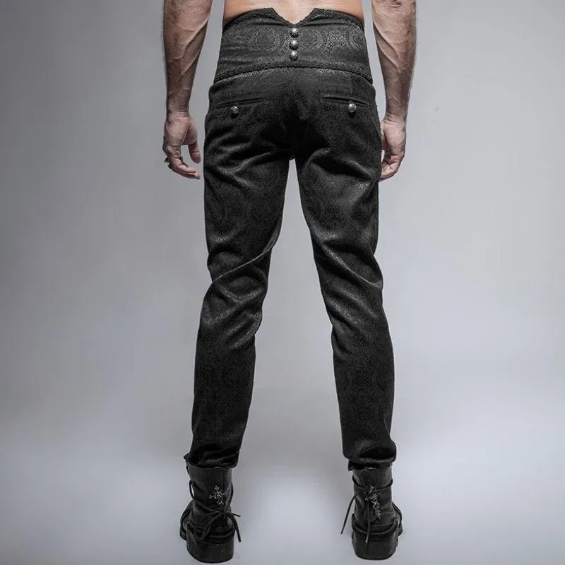 View 2 — Vintage-style steampunk trousers — size high