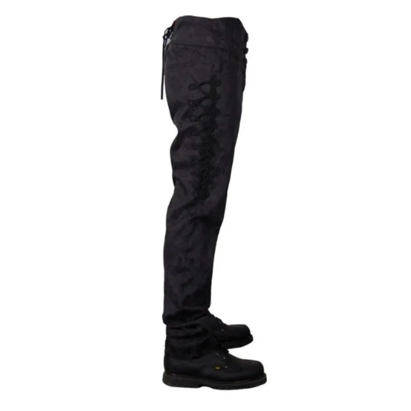 View 4 — Victorian gothic steampunk trousers