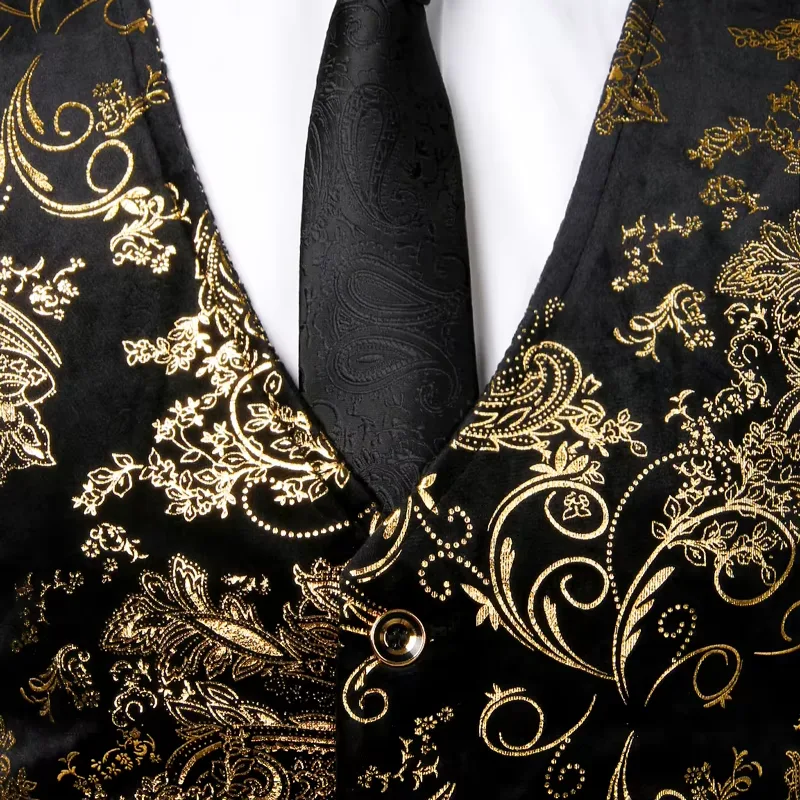 View 4 — Men’s steampunk waistcoat — costume printed
