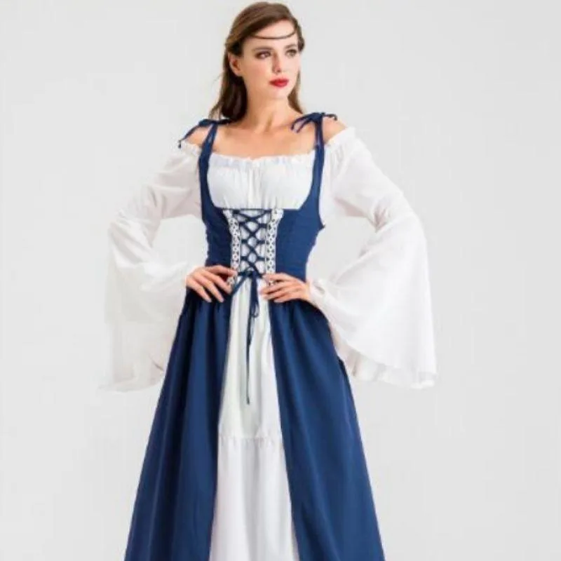 View 5 — Victorian medieval steampunk dress