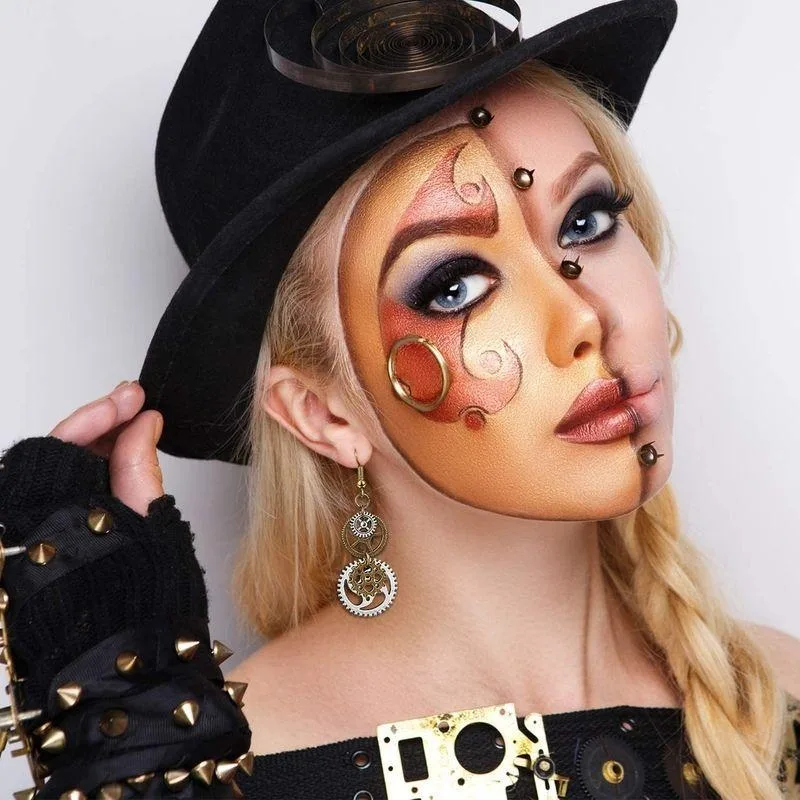 View 7 — Steampunk earrings