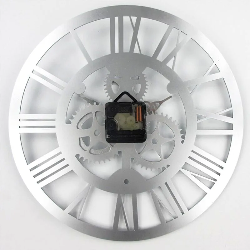View 4 — Vintage-style steampunk clock — grey
