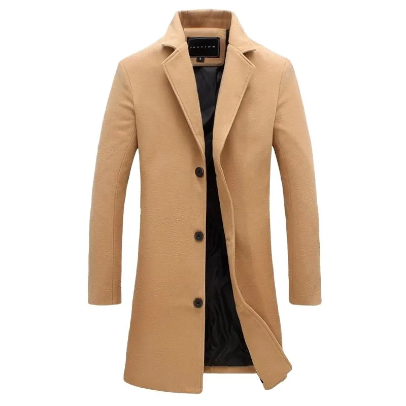 Men’s steampunk coat — Pea long
