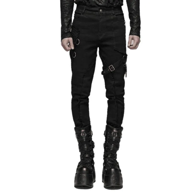 Men’s gothic steampunk trousers — punk