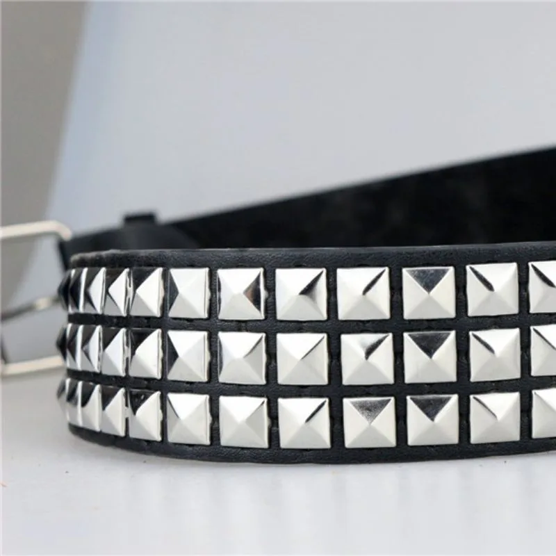 View 3 — Steampunk belt — studded punk